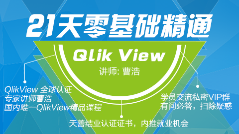 21天零基础精通 QlikView 